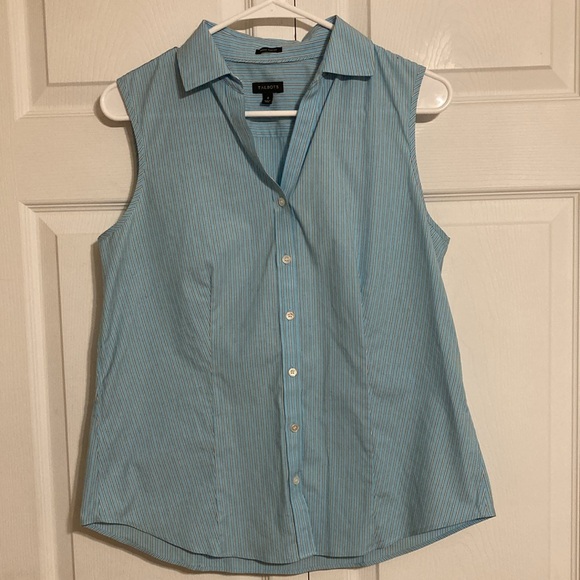Talbots Button Down Blouse - Picture 2 of 6
